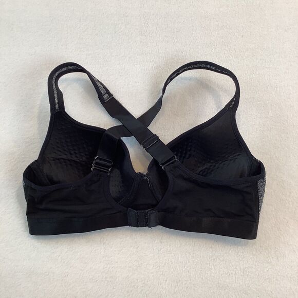Secret Possessions Bra‎ Women’s Size 34B Black Gray Underwire Push Up Crossback - Picture 4 of 9